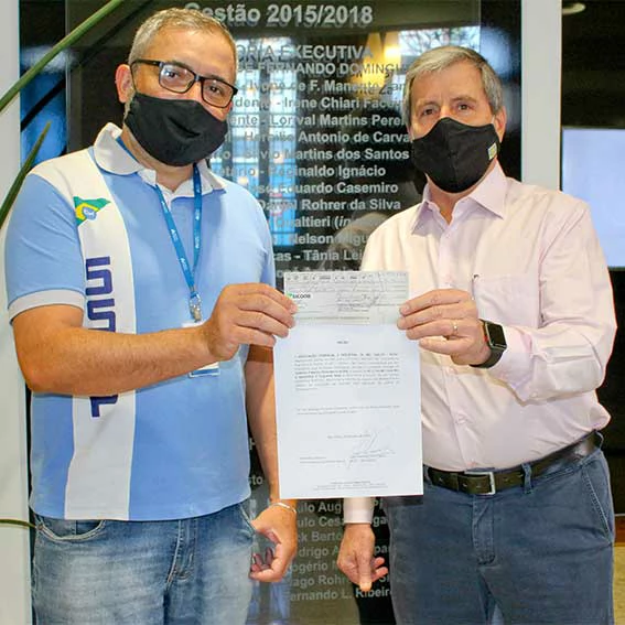 ACISC  repassa recursos financeiros para o Cantinho Fraterno
