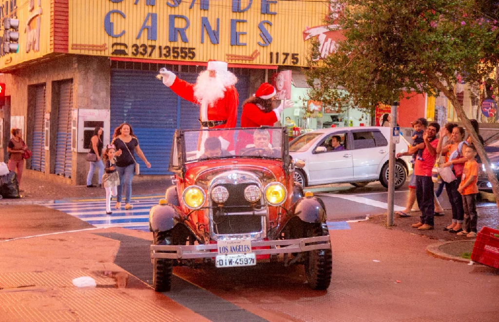 Chegada do Papai Noel e apresentação da OSRP