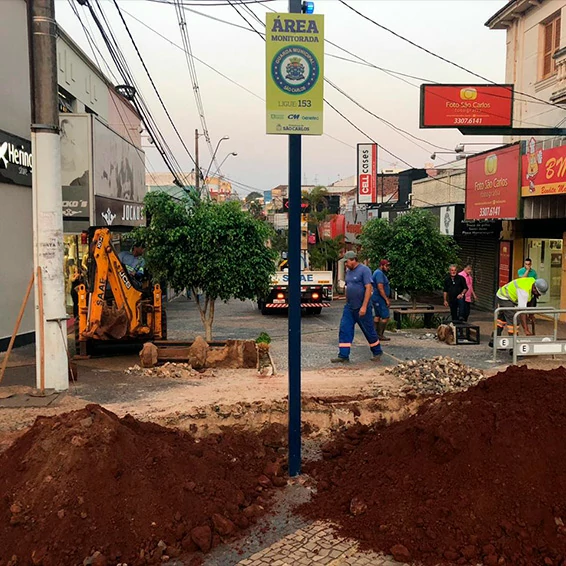 ACISC e Prefeitura iniciam revitalização do calçadão