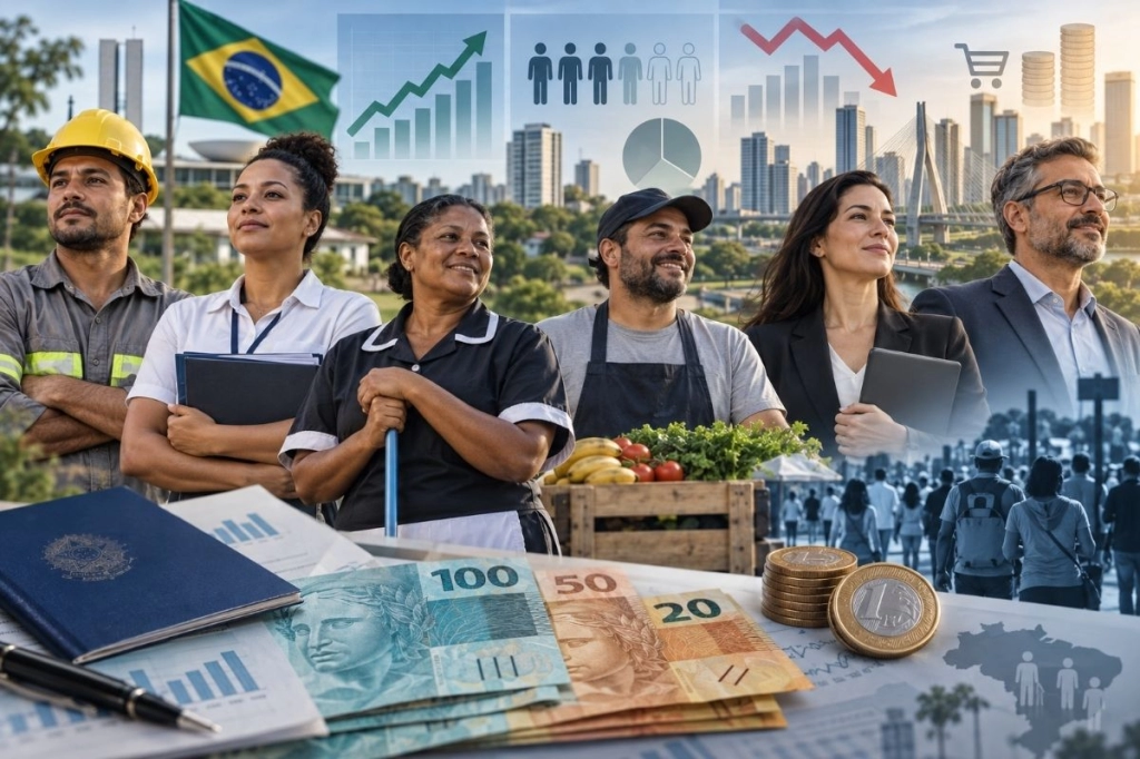 Economia brasileira tem desemprego de 5,3%, mas informalidade limita avanço em 2026