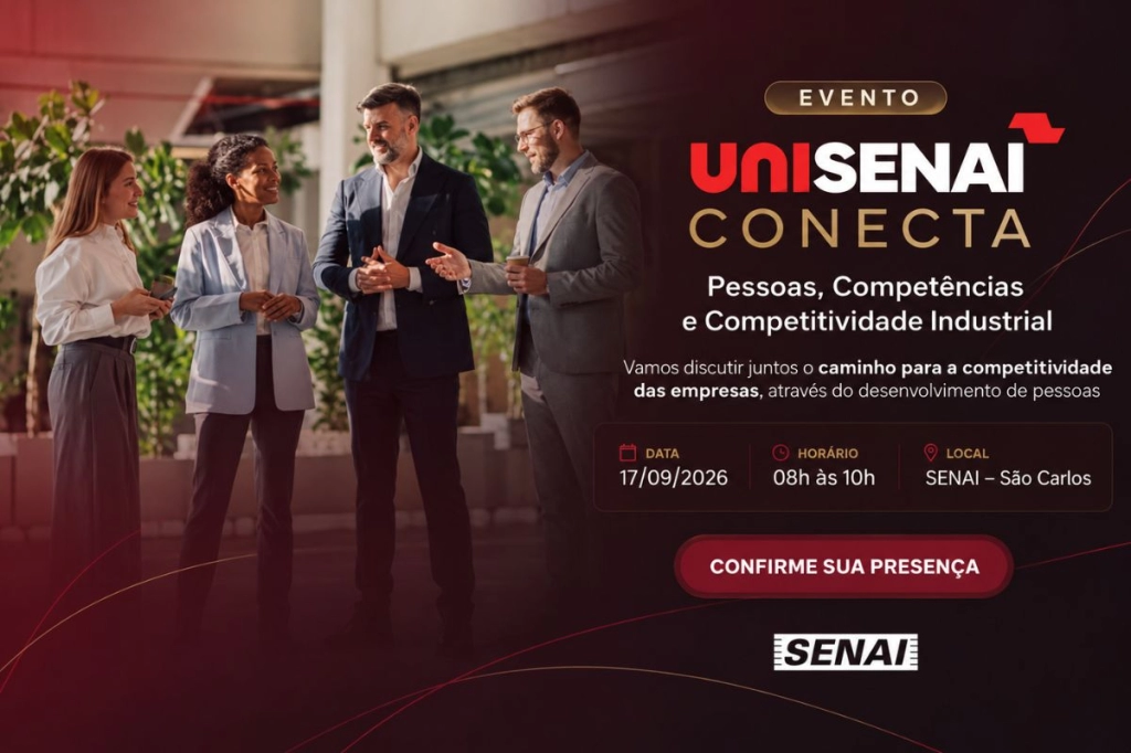 ACISC apoia UniSENAI Conecta para debater falta de mão de obra em São Carlos
