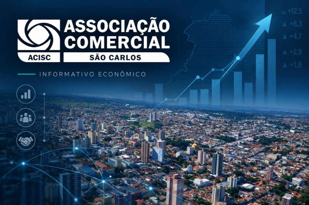 São Carlos tem mais de 202 mil pessoas com algum tipo de rendimento, aponta levantamento da ACISC