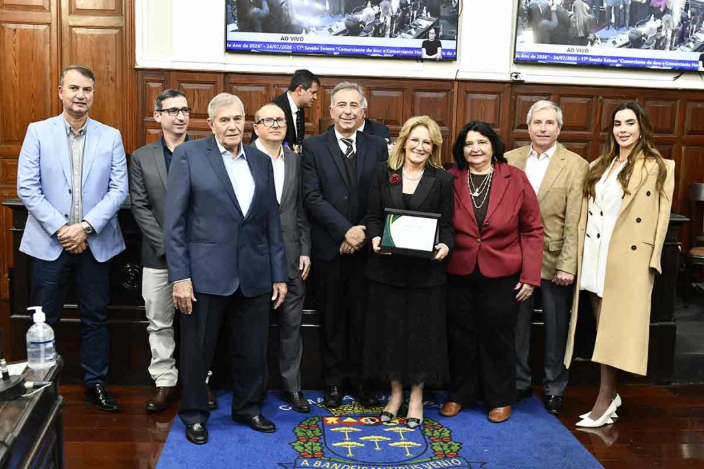 Sessão Solene do Comerciante e Homenageado do ano ACISC de 2026