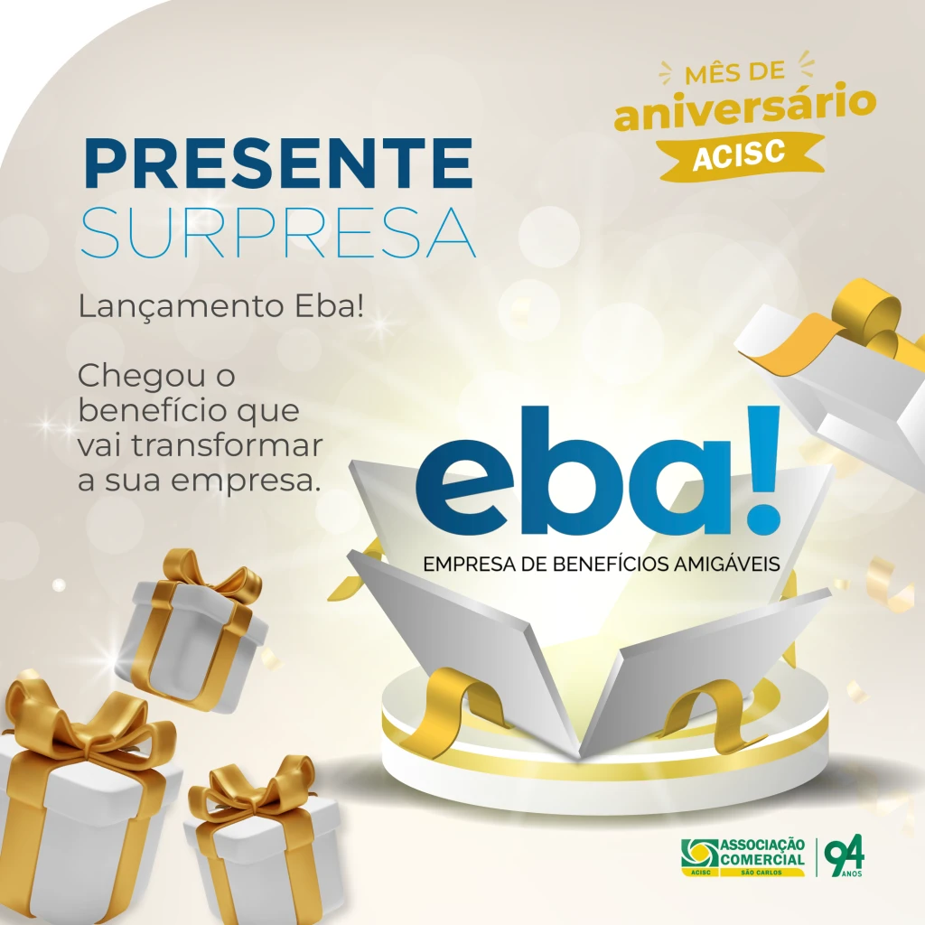 ACISC lança Eba! Benefícios, novo cartão com múltiplas vantagens para empresas e colaboradores