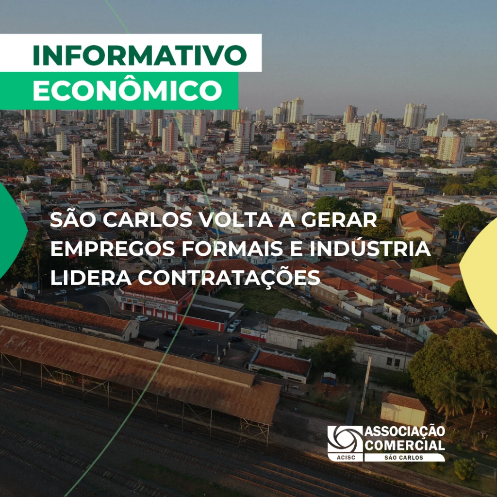 São Carlos volta a gerar empregos formais e indústria lidera contratações
