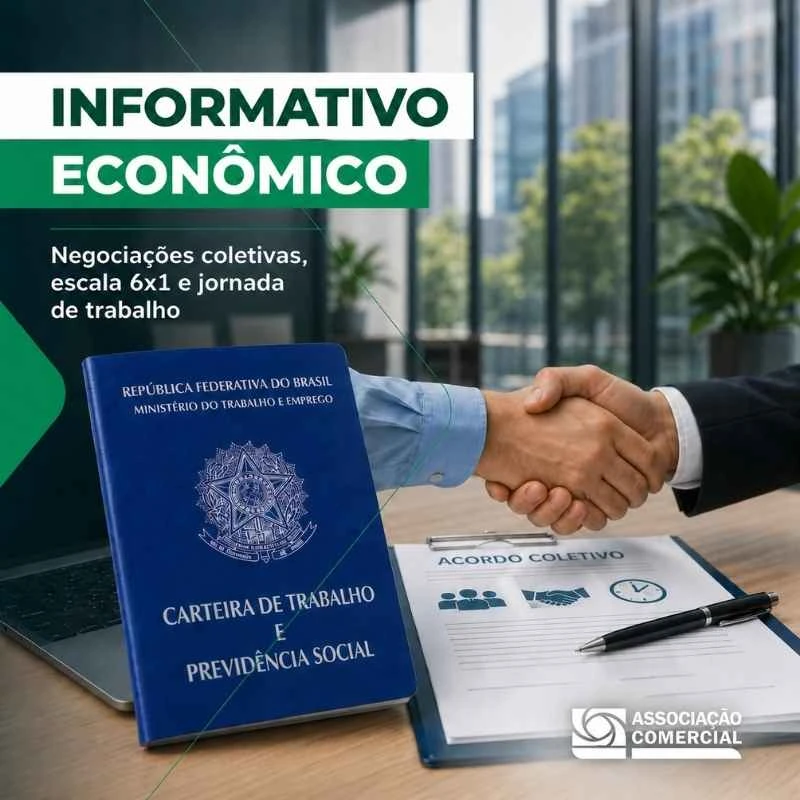 ACISC divulga informativo sobre jornada de trabalho e negociações coletivas