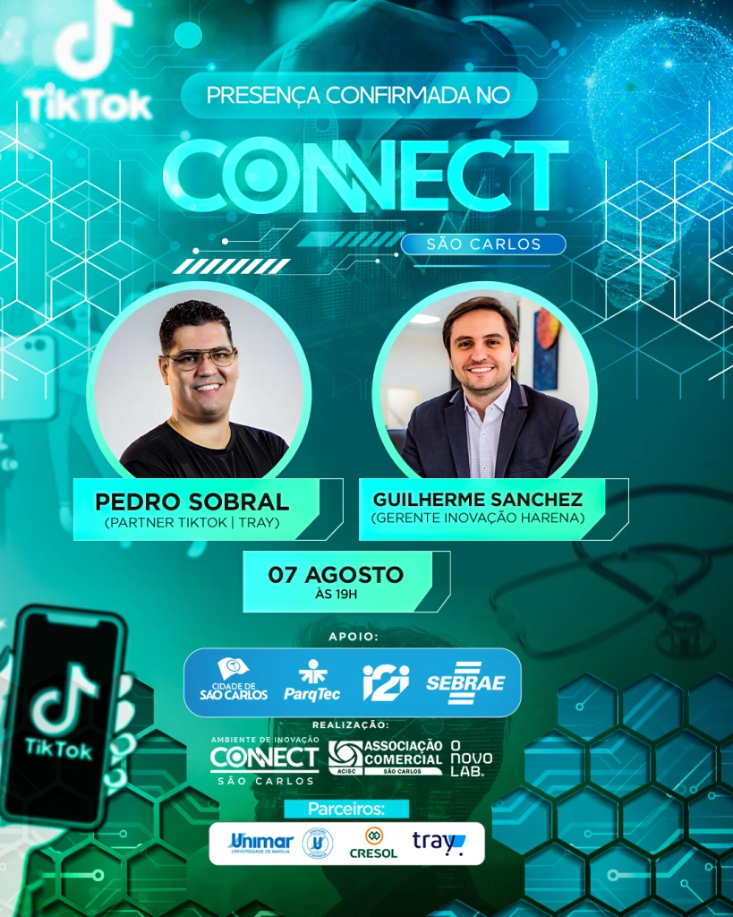 ACISC promove o Connect São Carlos – Inovação em Movimento no dia 7 de agosto