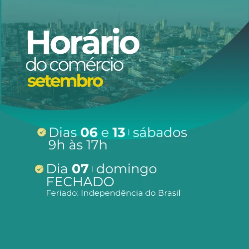 Comércio de São Carlos terá horários especiais em setembro
